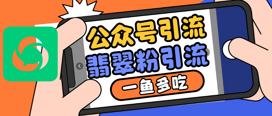 公众号低成本引流翡翠粉，高客单价，大力出奇迹一鱼多吃-好资源网